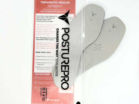 Therapeutic insoles for back pain relief and posture correction