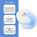Functional Activator anti-snoring mouthguards for tongue posture and breathing training