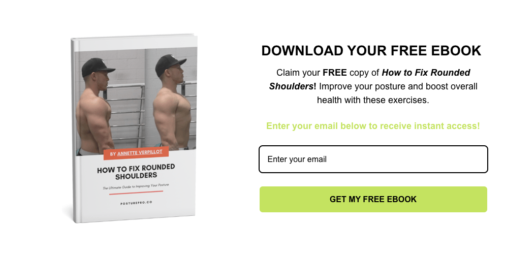 Download FREE Ebook - How to Fix Rounded Shoulders