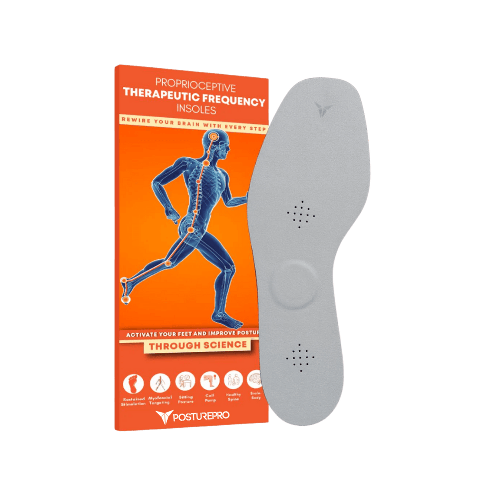 Posturepro therapeutic insoles, proprioceptive postural insoles that support posture, balance, and alignment