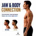 Posturepro Jaw and Body Connection online posture course, showing forward head posture before and aligned posture after