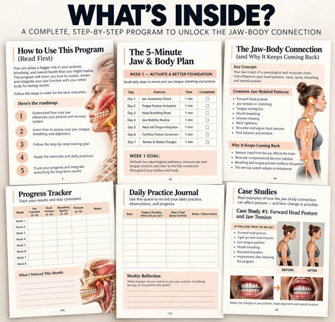 Posturepro Jaw and Body Connection online posture course on how head and body alignment shape posture and balance