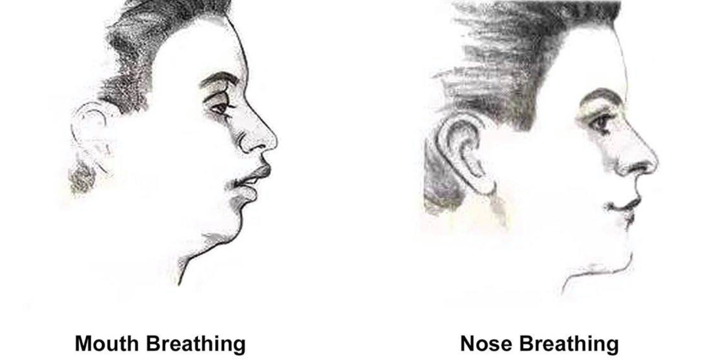 nose breathing vs mouth breathing