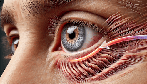 Lateral eye movements